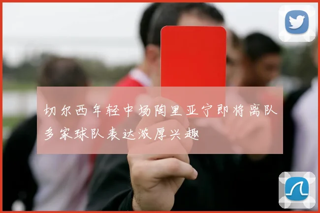 切尔西年轻中场陶里亚宁即将离队多家球队表达浓厚兴趣